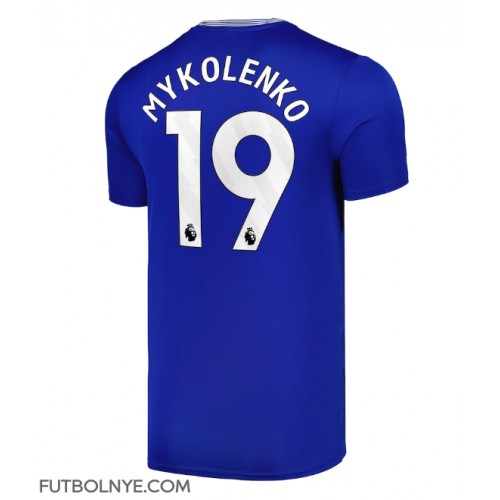 Camiseta Everton Vitaliy Mykolenko #19 Primera Equipación 2024-25 manga corta